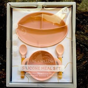 NEW Luxe + Willow Silicone Meal Set BPA Free Food Grade Silicone